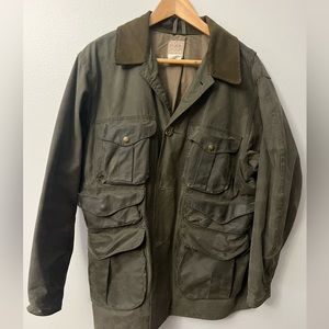 Vintage Tin Cloth Waxed Filson Hunter Field jacket Size 14